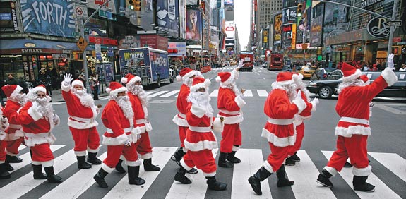 סנטה קלאוס בניו יורק / צלם: רויטרס